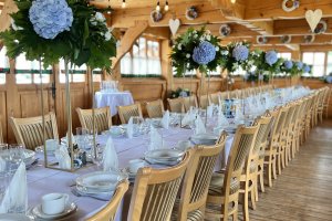 Drewniana sala chata